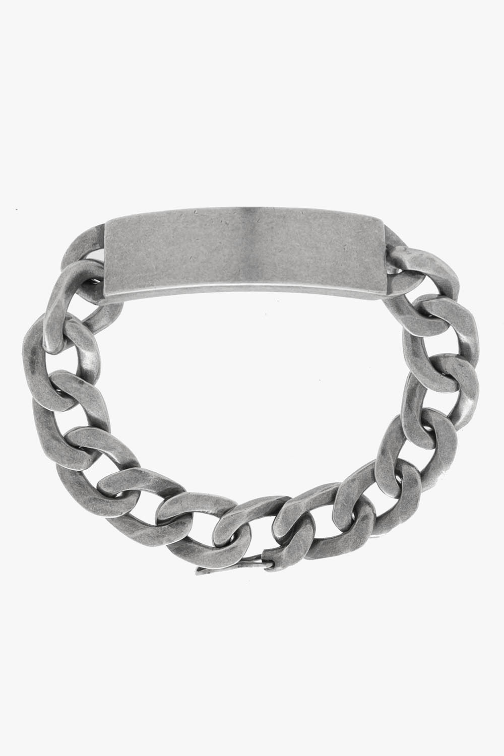 Silver Bracelet with logo Maison Margiela